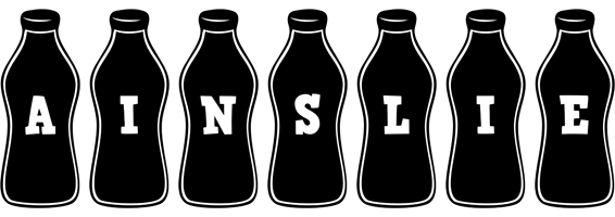 Ainslie bottle logo