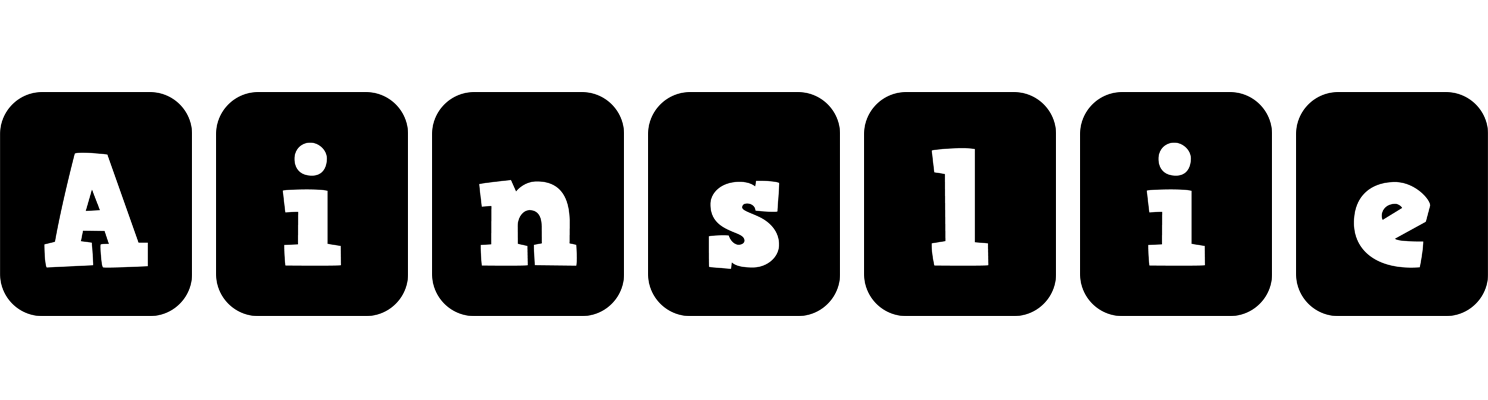 Ainslie box logo