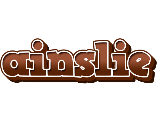 Ainslie brownie logo