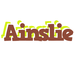 Ainslie caffeebar logo