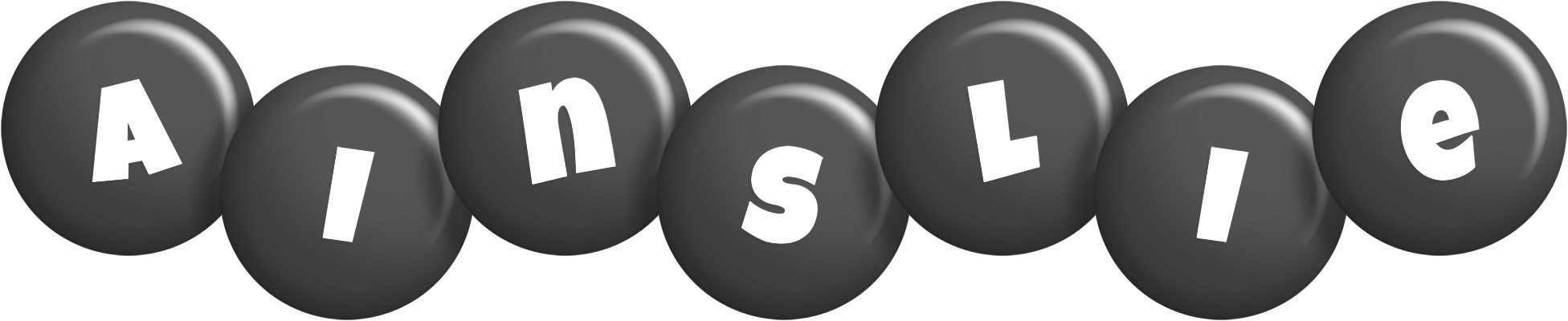 Ainslie candy-black logo