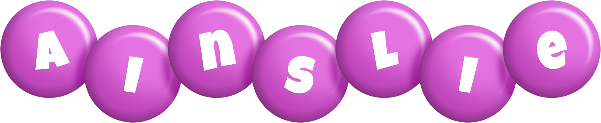Ainslie candy-purple logo