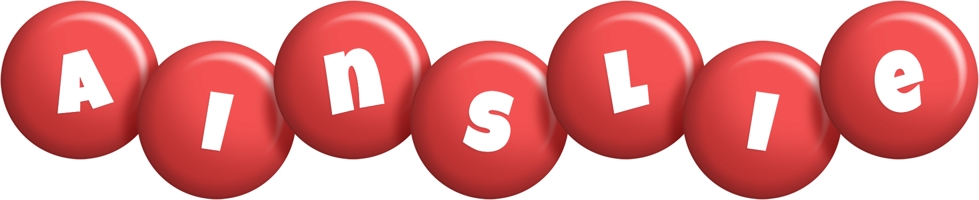 Ainslie candy-red logo