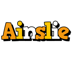 Ainslie cartoon logo