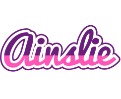 Ainslie cheerful logo