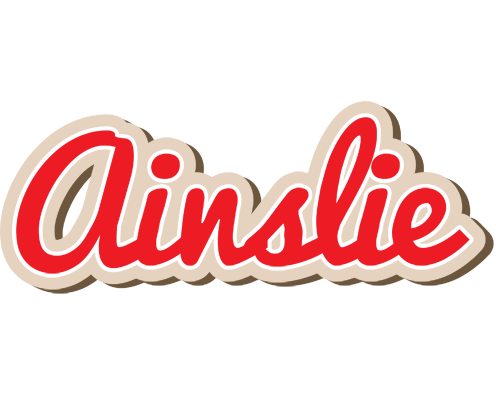 Ainslie chocolate logo
