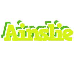 Ainslie citrus logo