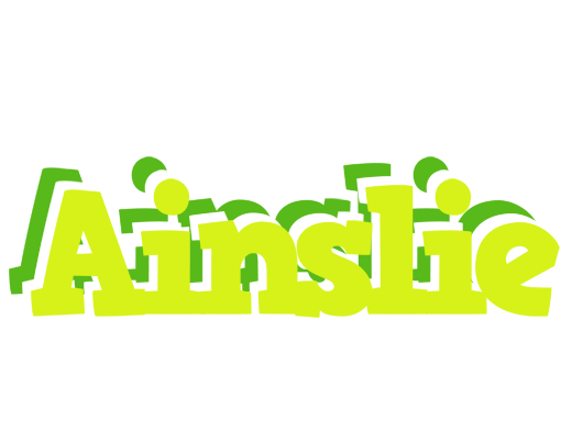 Ainslie citrus logo