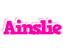 Ainslie dancing logo