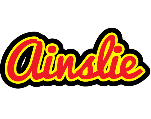 Ainslie fireman logo