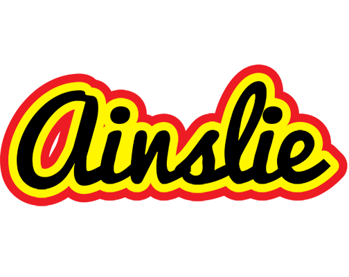 Ainslie flaming logo