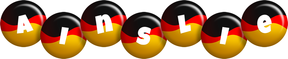 Ainslie german logo