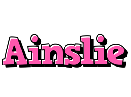 Ainslie girlish logo