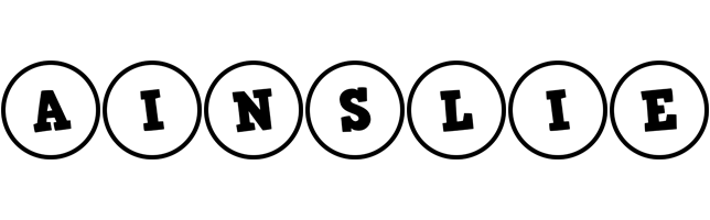 Ainslie handy logo