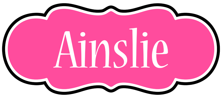 Ainslie invitation logo