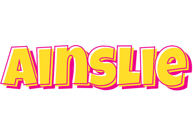 Ainslie kaboom logo