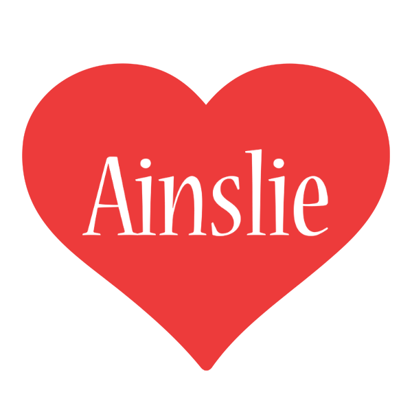 Ainslie love logo