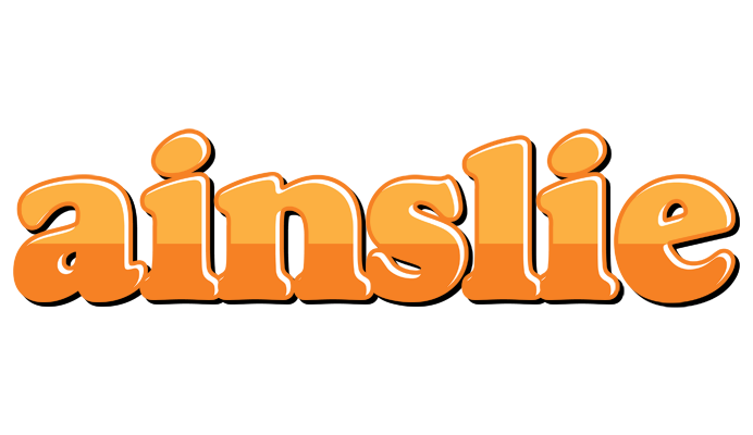 Ainslie orange logo