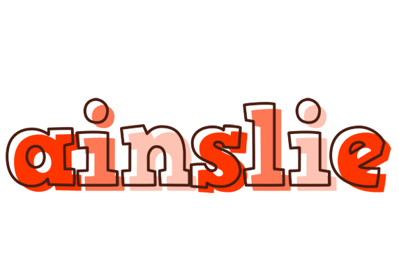 Ainslie paint logo