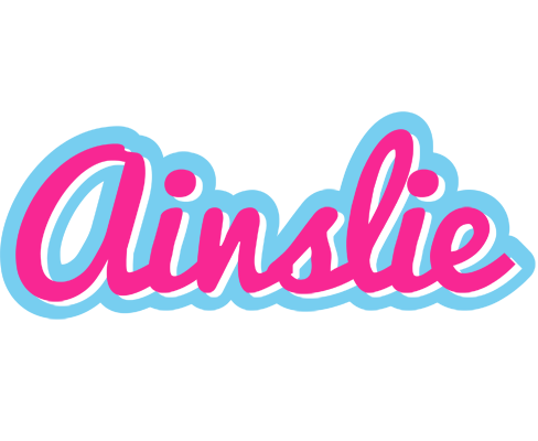 Ainslie popstar logo
