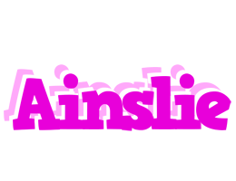 Ainslie rumba logo