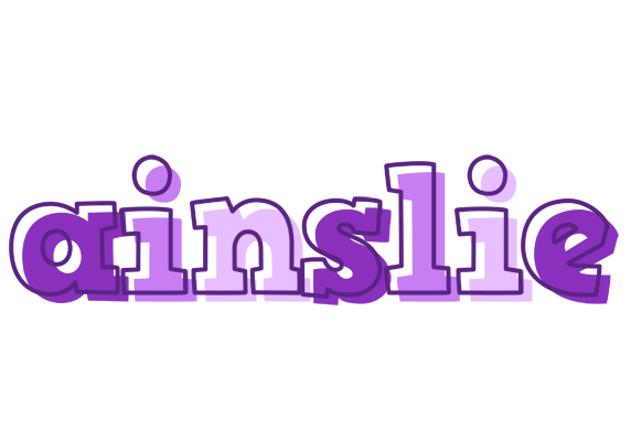 Ainslie sensual logo