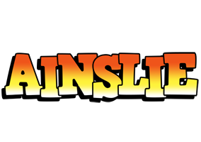 Ainslie sunset logo