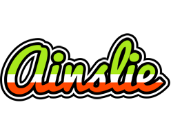 Ainslie superfun logo