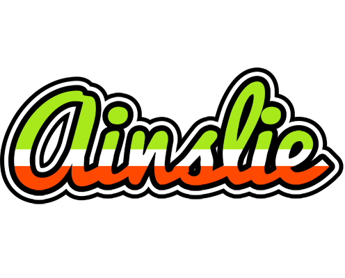 Ainslie superfun logo