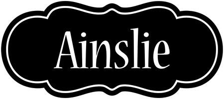 Ainslie welcome logo