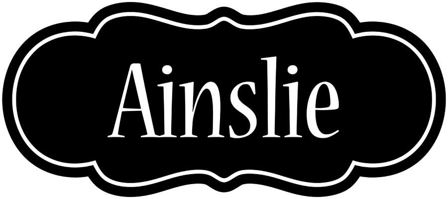 Ainslie welcome logo