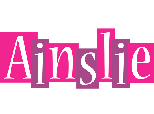 Ainslie whine logo