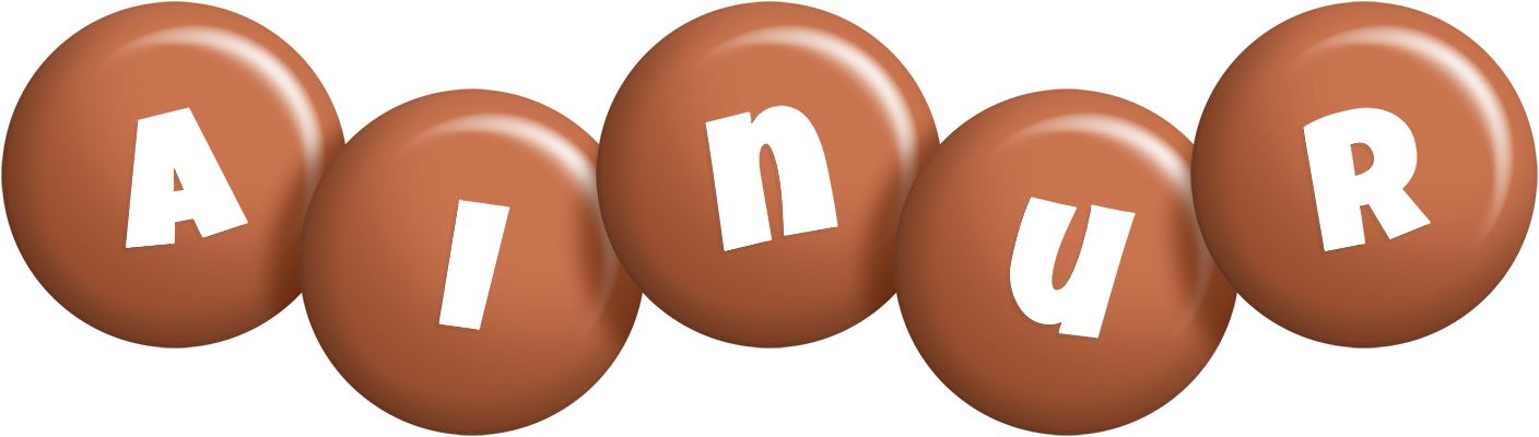 Ainur candy-brown logo