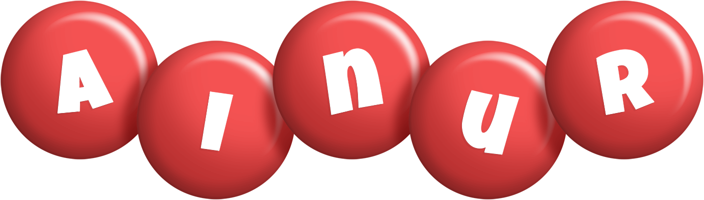 Ainur candy-red logo