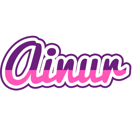 Ainur cheerful logo