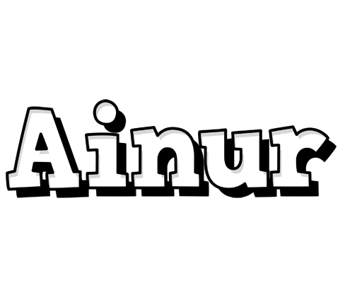 Ainur snowing logo