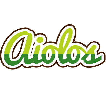 Aiolos golfing logo