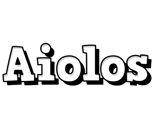 Aiolos snowing logo