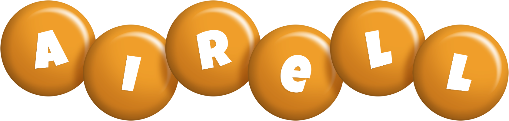 Airell candy-orange logo