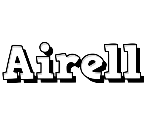 Airell snowing logo