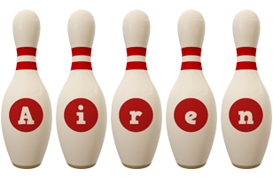 Airen bowling-pin logo