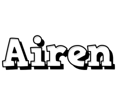 Airen snowing logo