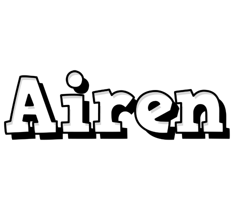 Airen snowing logo