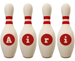 Airi bowling-pin logo