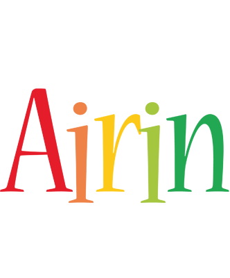 Airin birthday logo