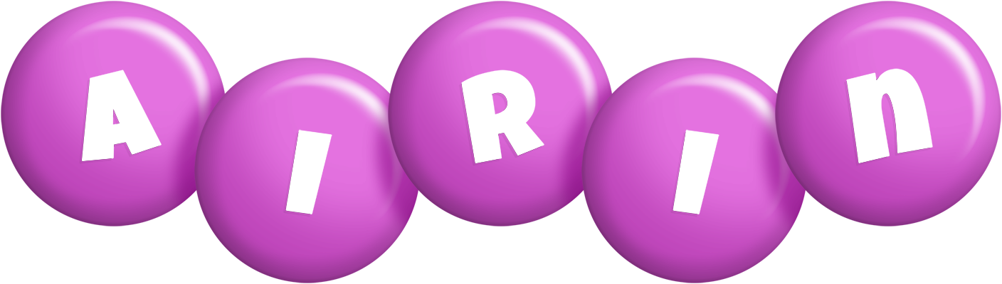 Airin candy-purple logo