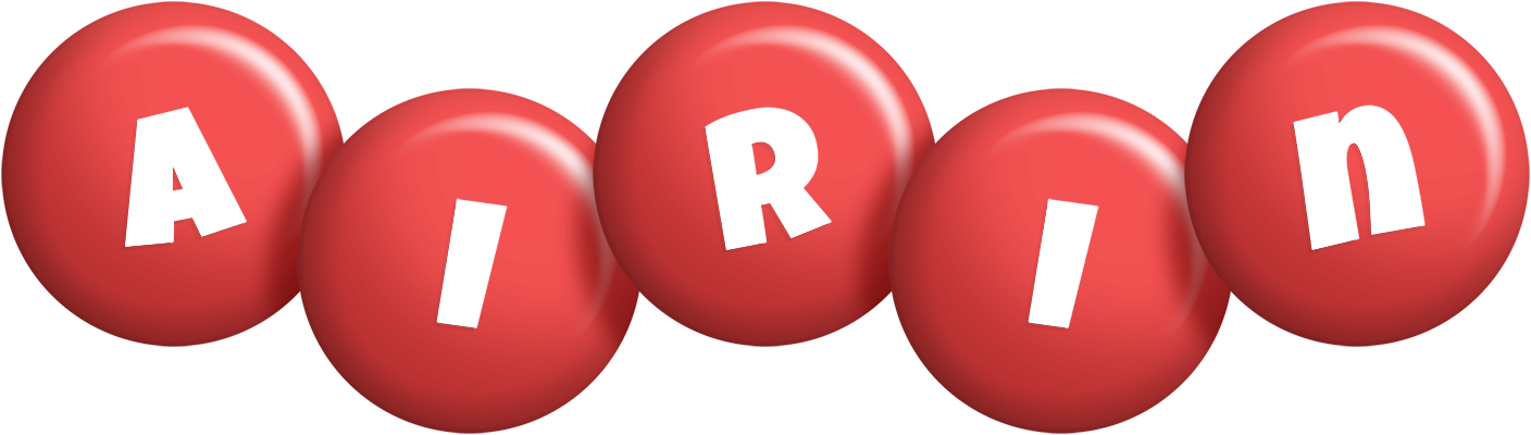 Airin candy-red logo