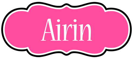 Airin invitation logo