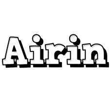 Airin snowing logo