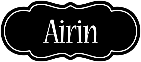 Airin welcome logo